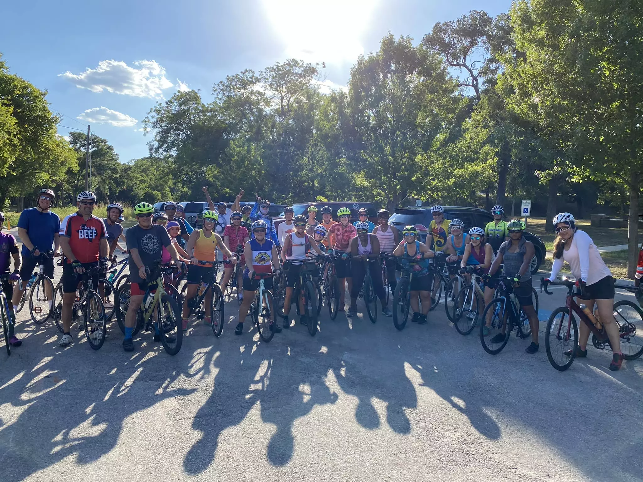 SBR Tri Bike Club Ride Group Photo