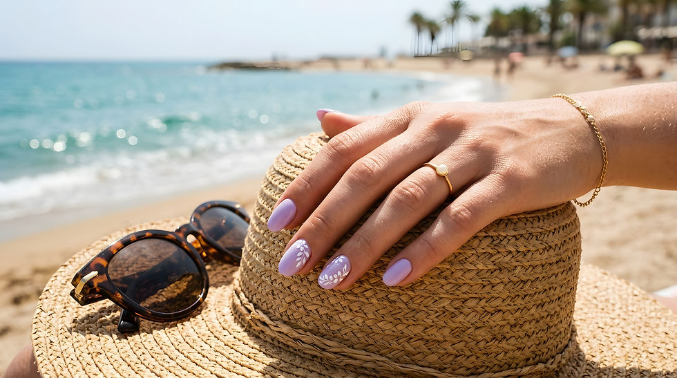Earthy Lilac Tide