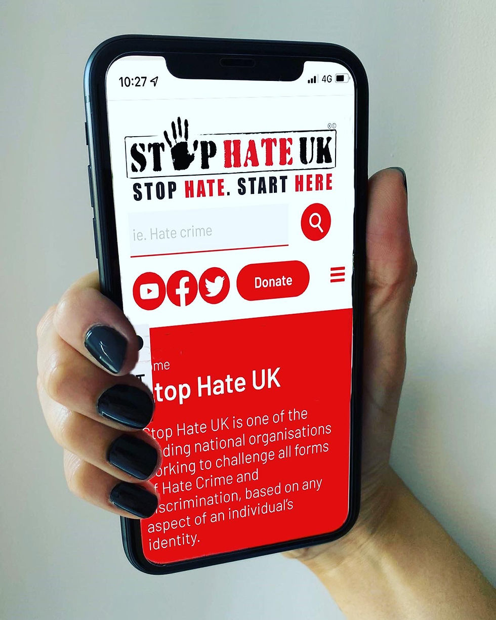 BLM nail polish, part of our Stop Hate Collection