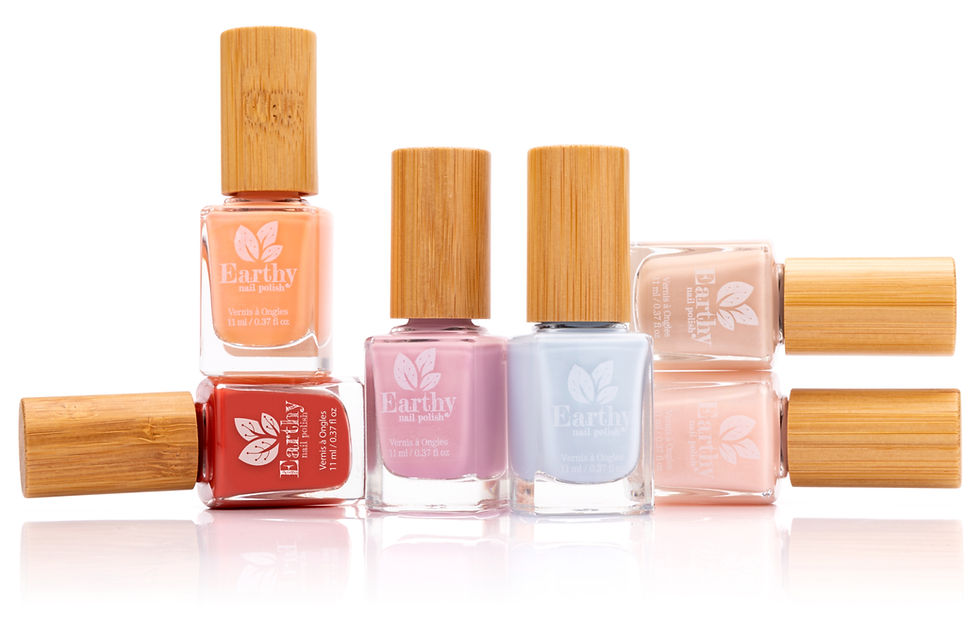 Earthy Nail Polish bottles