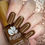Thumbnail: Earthy nail polish Cocoa Bean nail swatch 