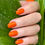 Thumbnail: Earthy I Lava You swatch with leaves