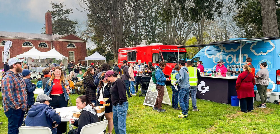 Gore Place Biergarten by Mighty Squirrel Brewing