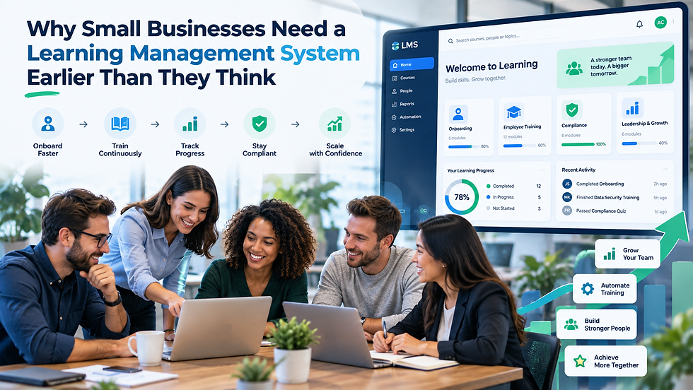 Why Small Businesses Need a Learning Management System Earlier Than They Think