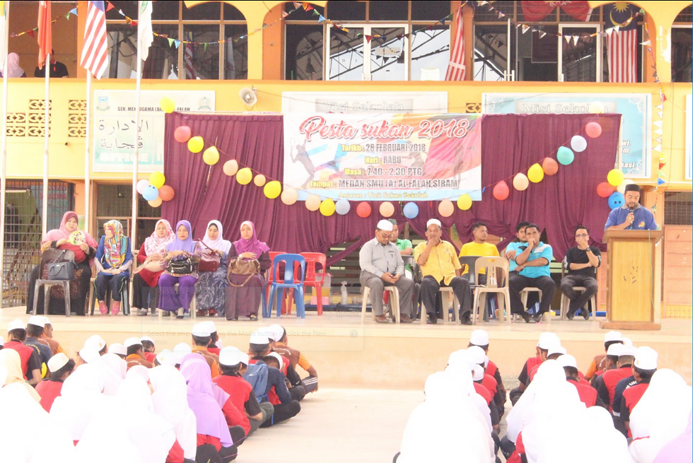 Majlis penutup Hari Sukan SMU(A) Al-Falah