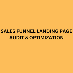 Sales Funnel Landing Page Audit and Optimization