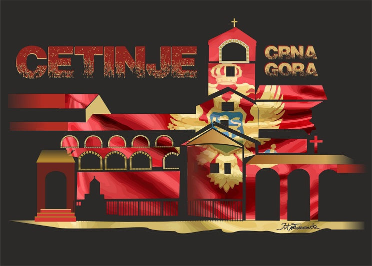"Monasterio de Cetinje" (Black)