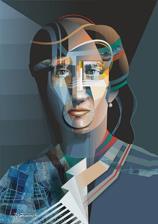 "Dama en silencio"