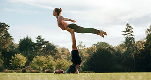Outdoors Acroyoga Session