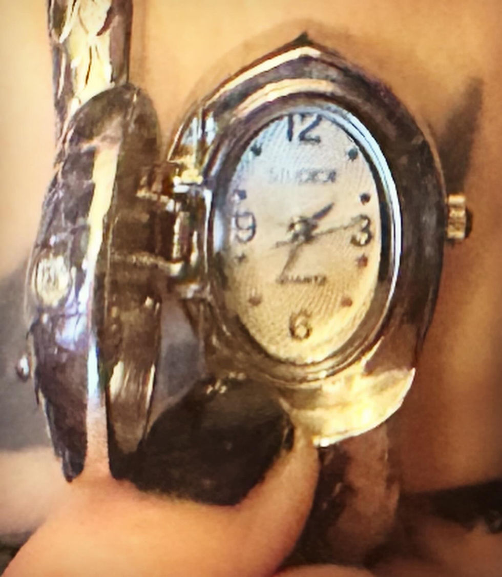 Thumbnail: Quartz Snake Bangle Watch