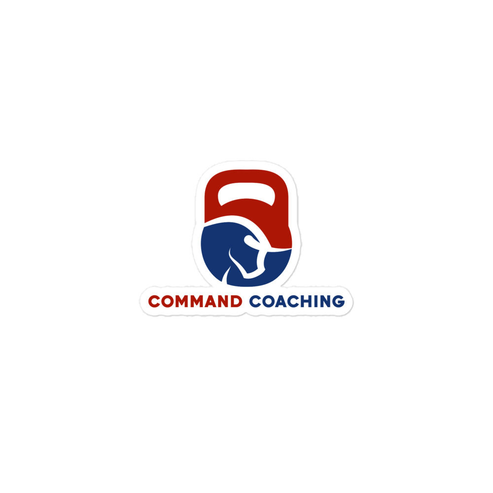 Command Coaching Red/Blue Sticker