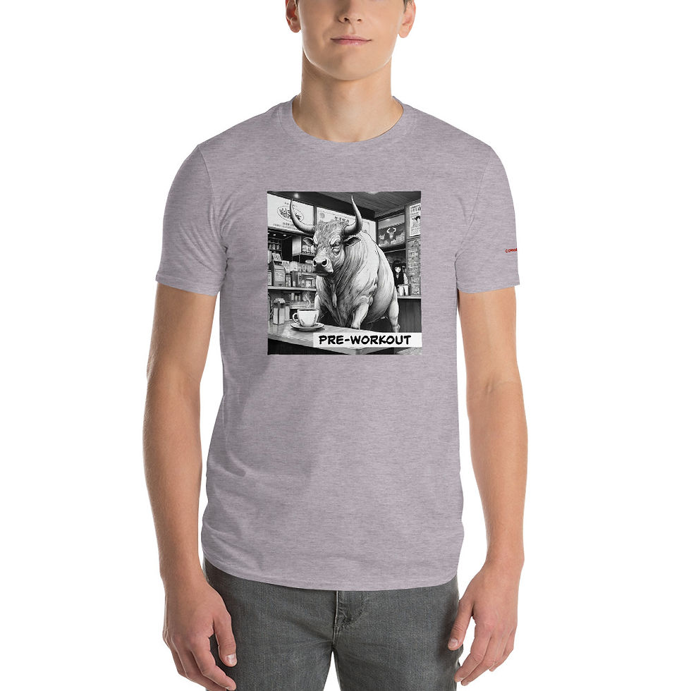 Thumbnail: Pre-Workout Bull Short-Sleeve T-Shirt