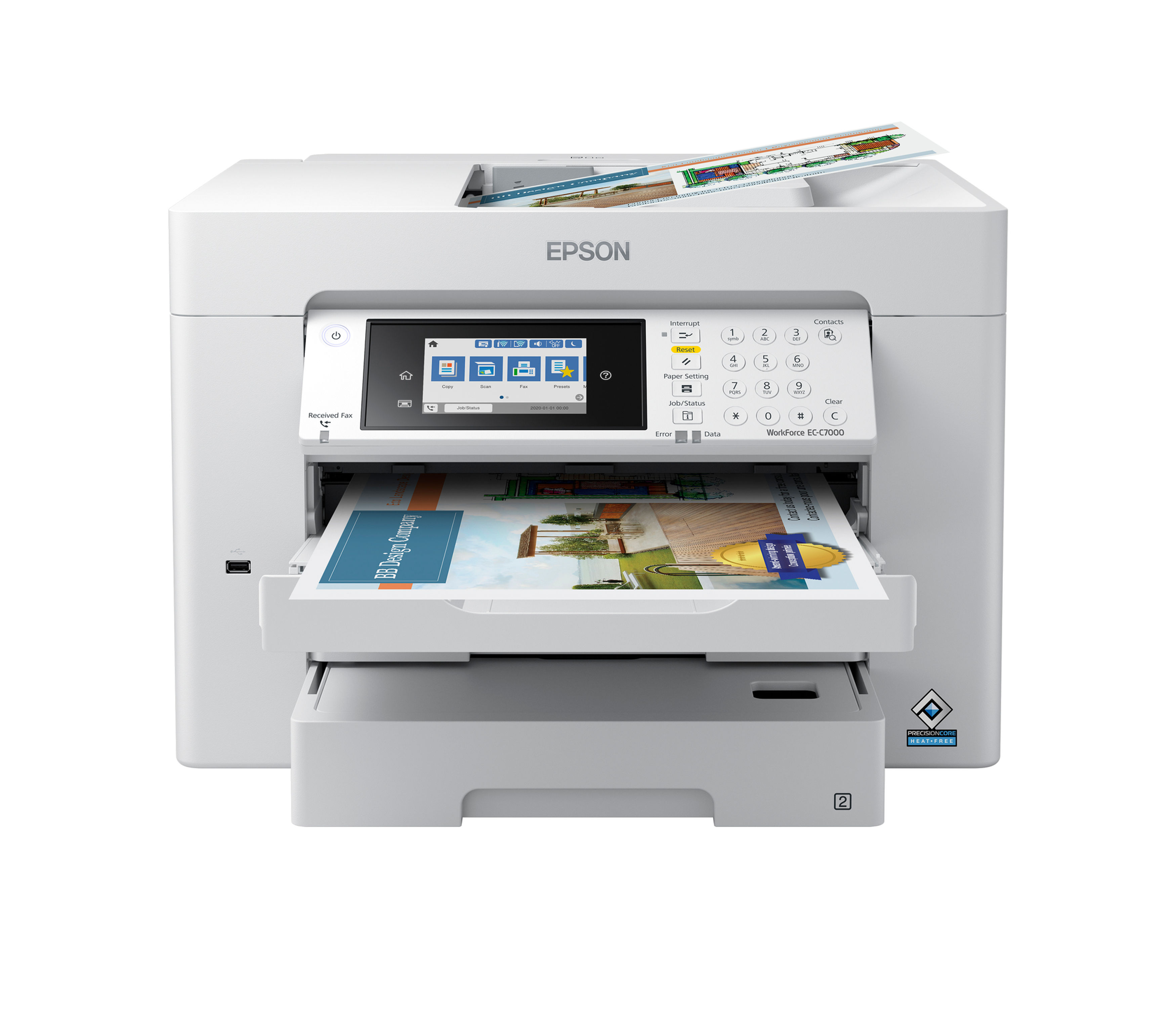 Epson® WorkForce® EC-C7000 Color Multifunction Printer Up to 13 x 19 Inches