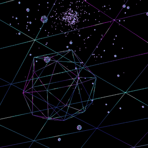 A sample particle environment created using the Simple Particles Generator