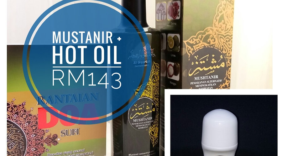 Set Kombo Mustanir + Hot Oil Melong  jamuratumalaya