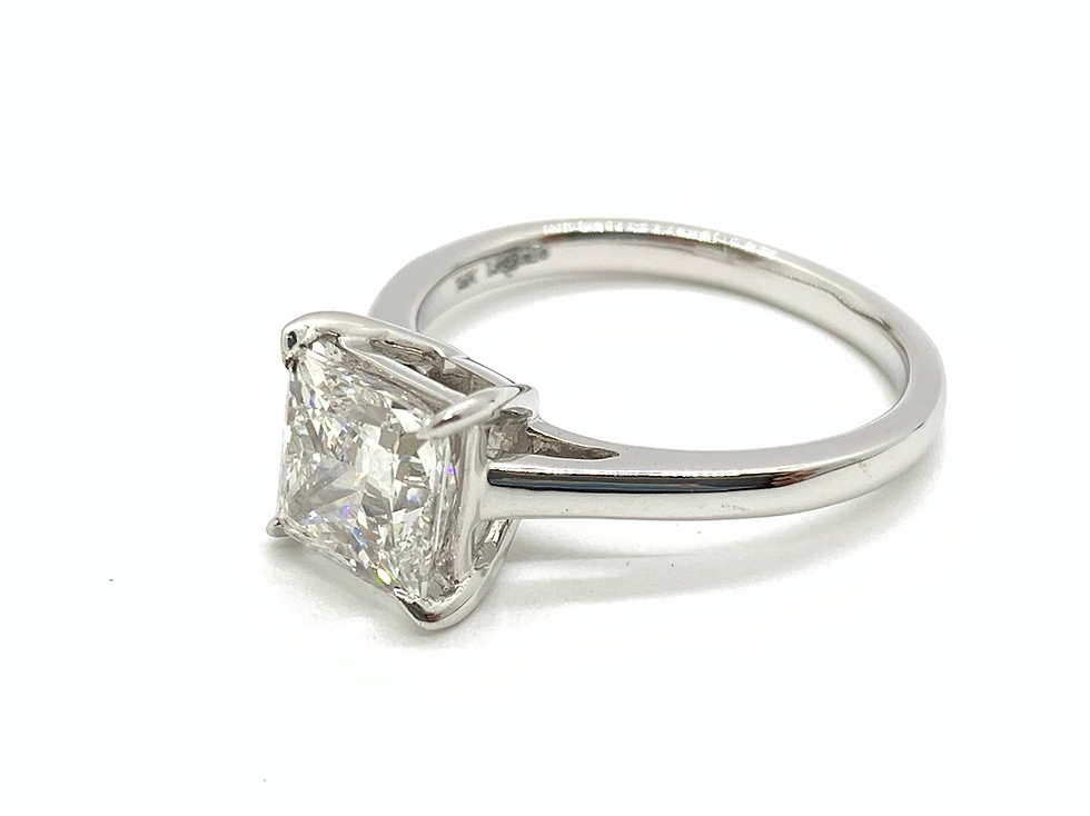 Miniatura: 14K Princess Cut VS Diamond Ring (2.0CT)