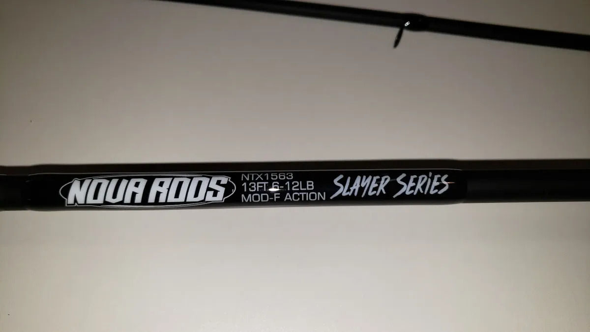 NTX1563 13' 6-12lb rated with Carbon Fiber Handle and 5" King Pin Kinetic Center
