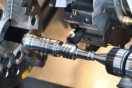 Engineering Manufacturing - Lathe turning a helix profile