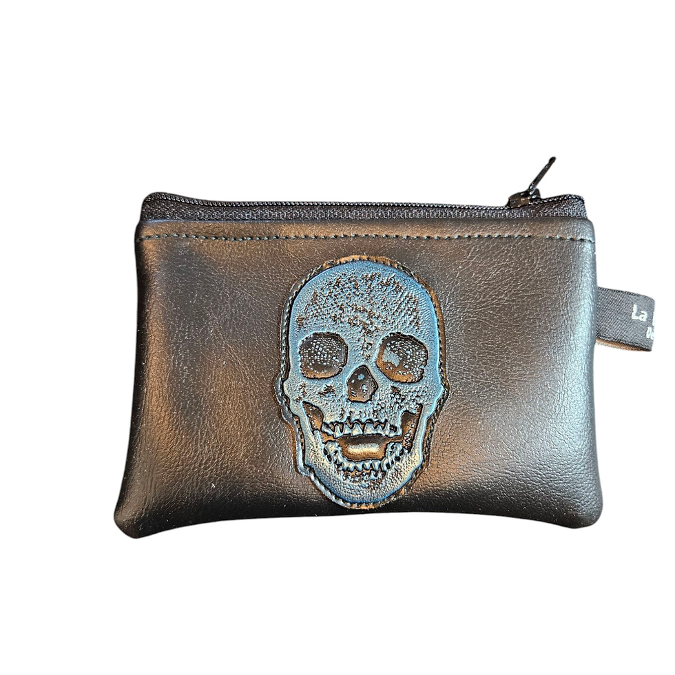 Mini Trousse Metal blue Skull