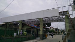 Cobertura de portaria em STEEL FRAME