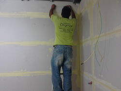 parede com proteção de raio X