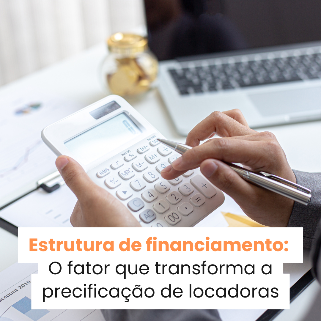 Curva de amortização e impacto financeiro do financiamento em locadoras