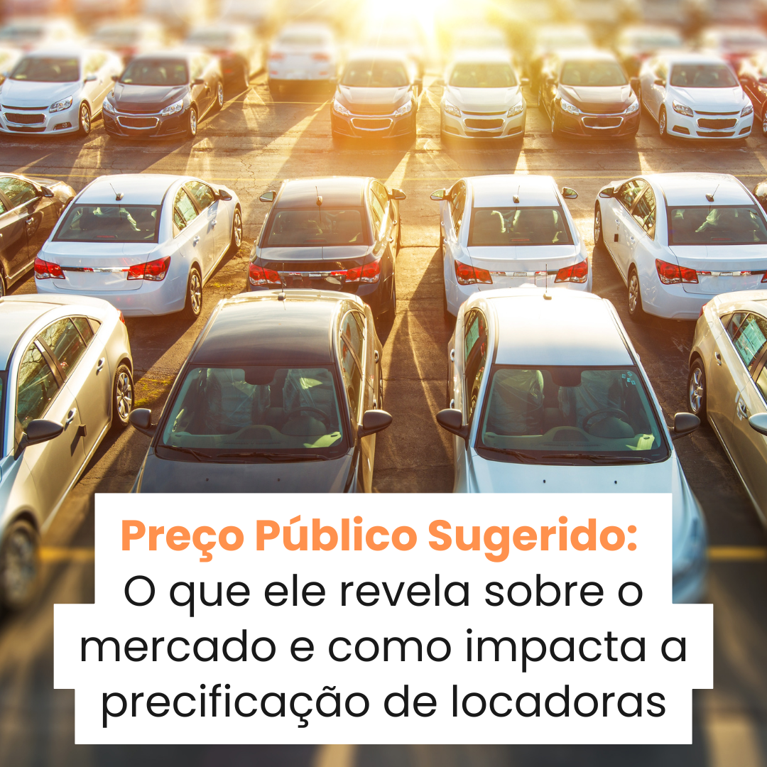 Pátio de veículos para demonstrar a variação de preço público