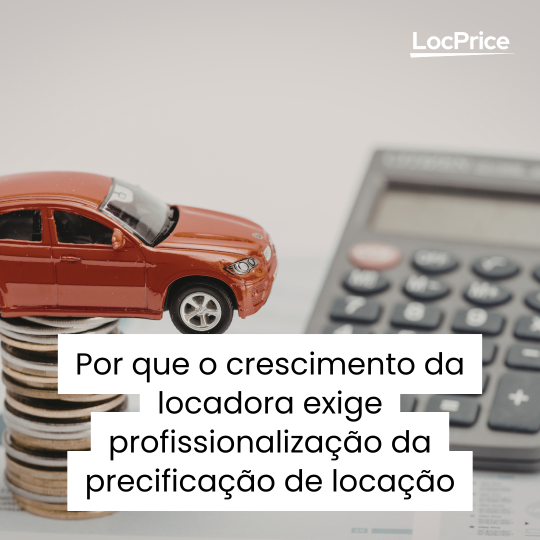 Ilustração representando a evolução da precificação em locadoras de veículos, do modelo intuitivo para sistemas estruturados de análise de custos e definição de preços.