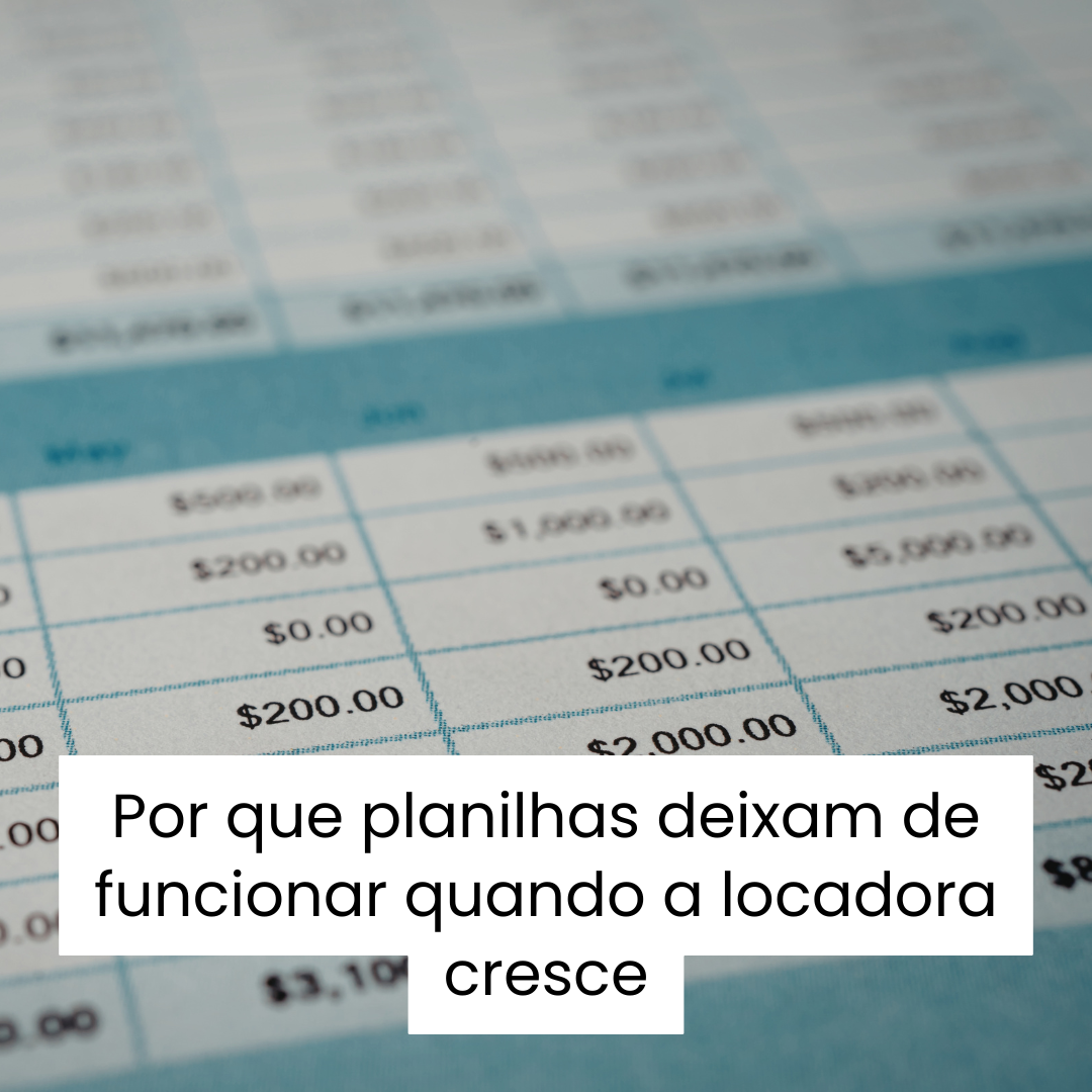 Por que planilhas na precificação de locadoras de veículos deixam de funcionar quando a locadora cresce