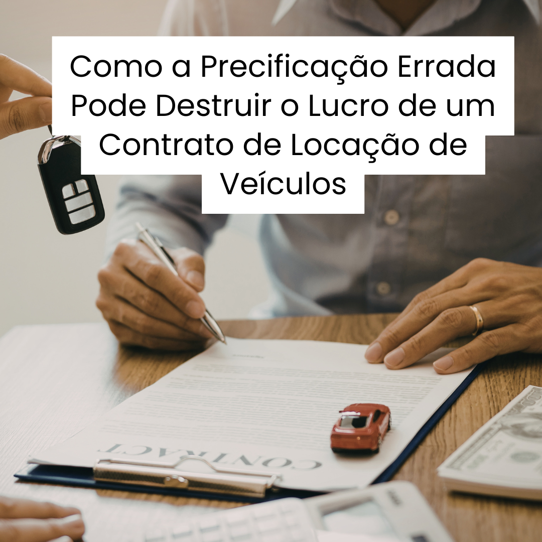 Ilustração mostra contratos de locação de veículos causada por erros de precificação.