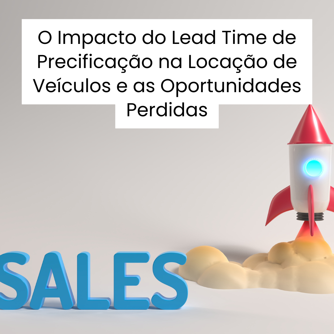 Linha do tempo ilustrando o lead time de precificação e as oportunidades perdidas na locação de veículos.