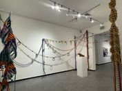 end of gallery view of Lifelines installation at Arts Fort Worth