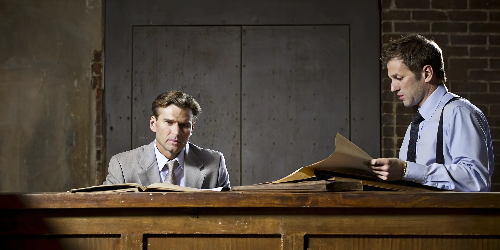 Criminal defense attorney reviewing evidence in an Arkansas homicide case