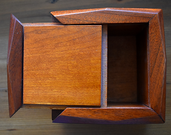 Handmade wooden box.