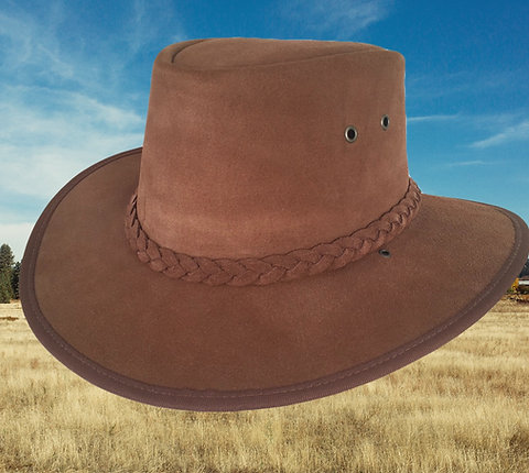 Full Leather Hat - Stallion