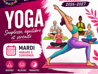 🧘♀️ C'est officiel : La section Yoga est confirmée pour toute la saison !