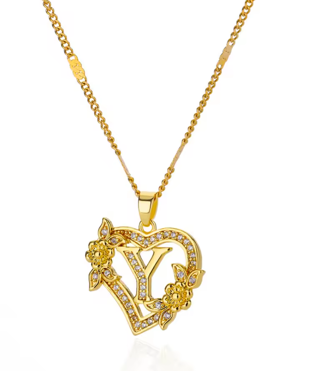 Thumbnail: Aurora Crystal Initial Necklace