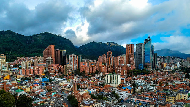 Colombia Bogota skyline