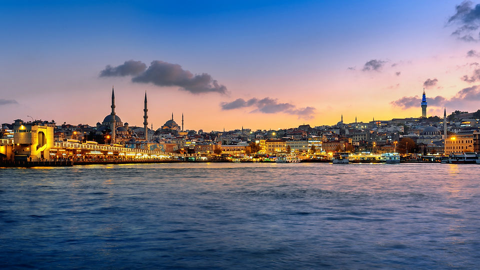 panoramic istanbul city view