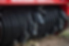 Close-up of Fecon Bullhog mulching teeth designed for efficient vegetation shredding and forestry mulching in Bonta Springs