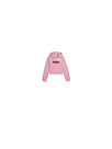 Color logo hoodie poised pink