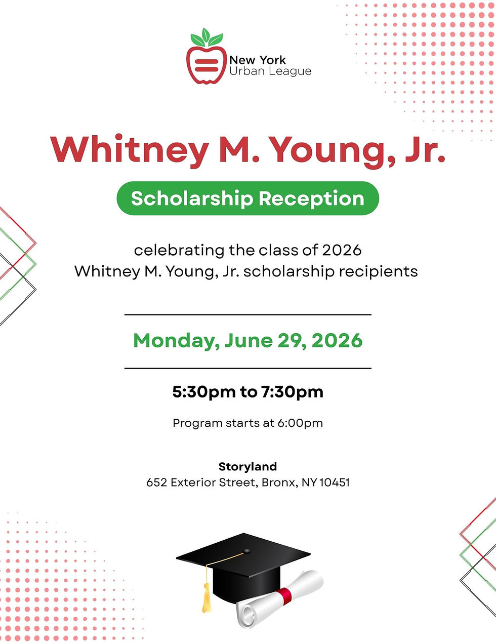 Whitney M. Young, Jr. Scholarship Reception 2026