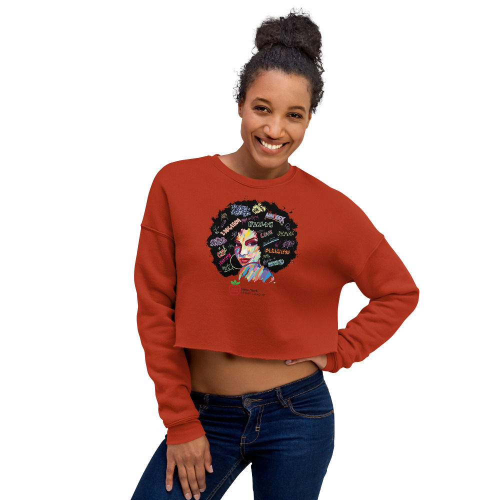 "Equality Woman" Crop Sweatshirt