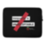 Thumbnail: "Inequality Is Unacceptable" Laptop Sleeve