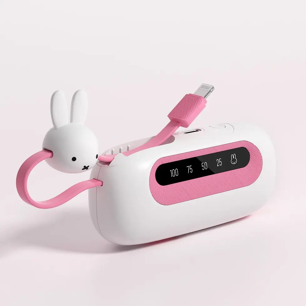 縮圖：miffy POWER TUBE Dual-Cables 20W 行動電源