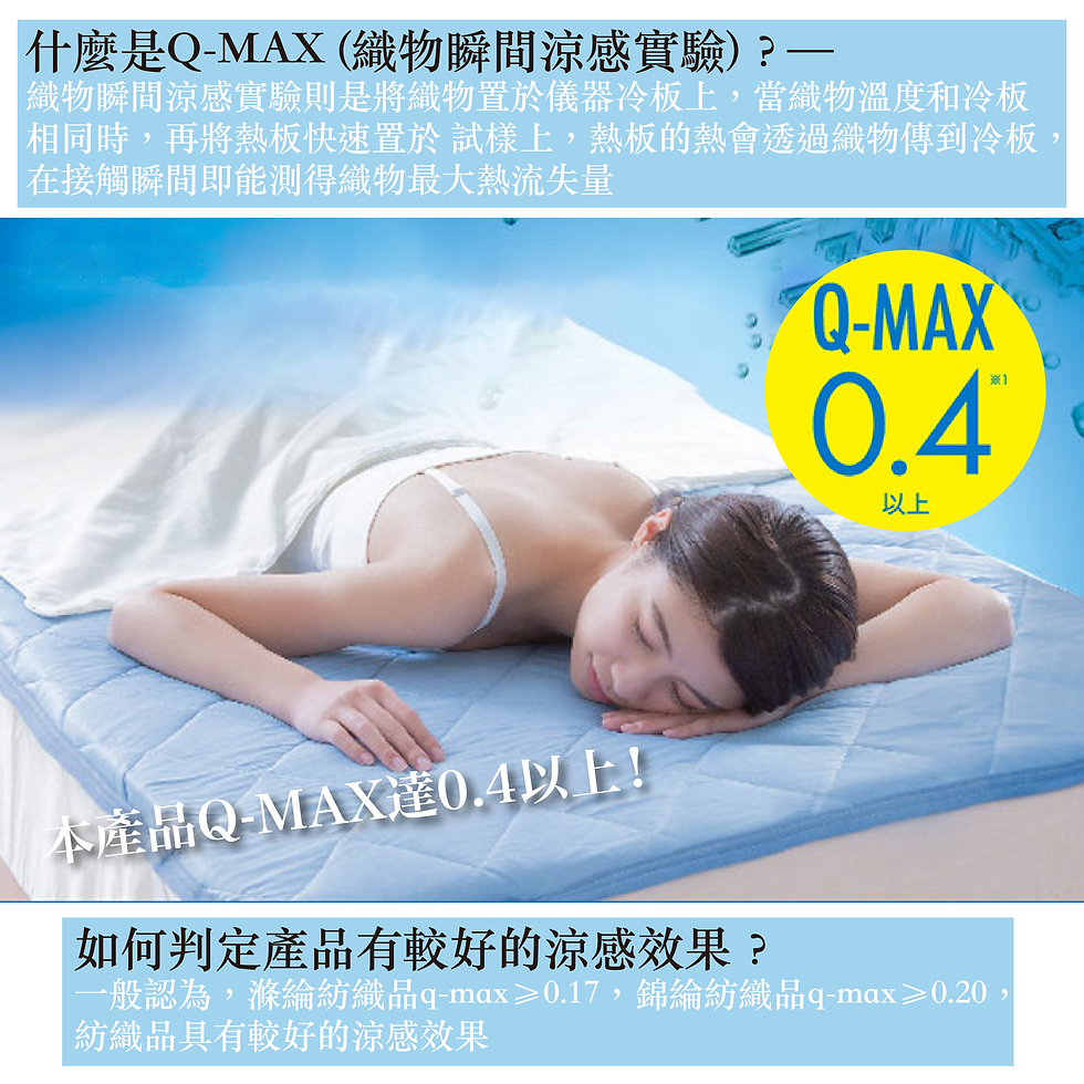 縮圖：COOL Q-Max 涼感床墊/梳化涼墊 (100x205)