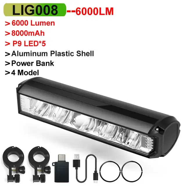 Thumbnail: E-Bike 8000mAh Light