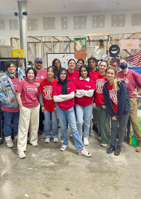 A group of Worthwhile volunteers