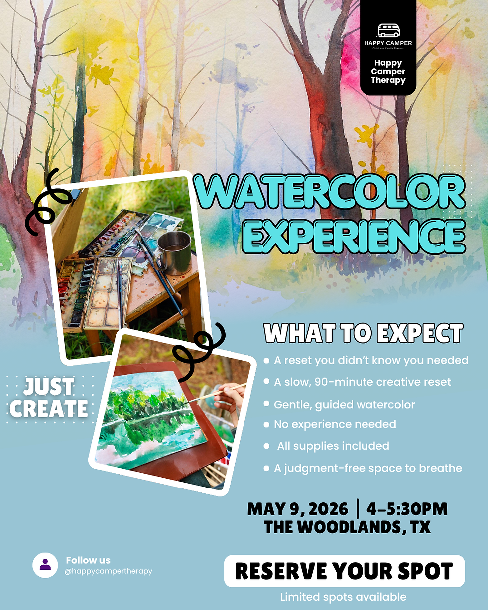 Watercolor in the Forest