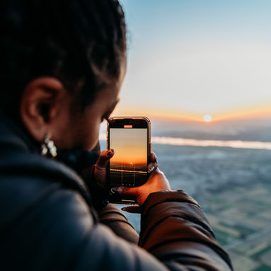 Balloon & Aerial Views:
• Hot air balloon flying over Luxor at sunrise.
• Aerial view of the Valley of the Kings from a balloon.
• Balloon drifting above the Nile River and farmlands.
• Sunrise light over Luxor’s desert and green fields.
• Wide shot of multiple balloons rising over Luxor.

Landmarks From Above:
• Aerial view of the Temple of Hatshepsut from the balloon.
• Desert landscape near the Valley of the Kings from above.
• Balloon view overlooking ancient tomb areas in Luxor.
• Scenic aerial shot of Luxor’s West Bank at sunrise.
• View of Luxor city from a hot air balloon.

Experience & Atmosphere:
• We were inside the hot air balloon basket during the sunrise flight.
• Burners lighting up inside the balloon before takeoff.
• Passenger looking out over Luxor from the balloon.
• Balloon shadow cast over the fields of Luxor.
• Balloon landing area in the Luxor desert.